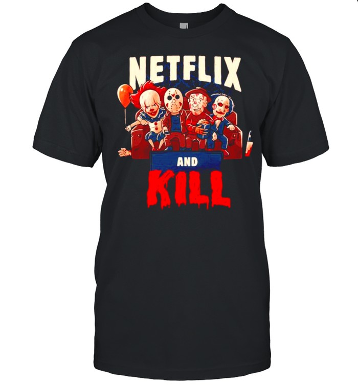 Horror Halloween chibi netflix and kill shirt