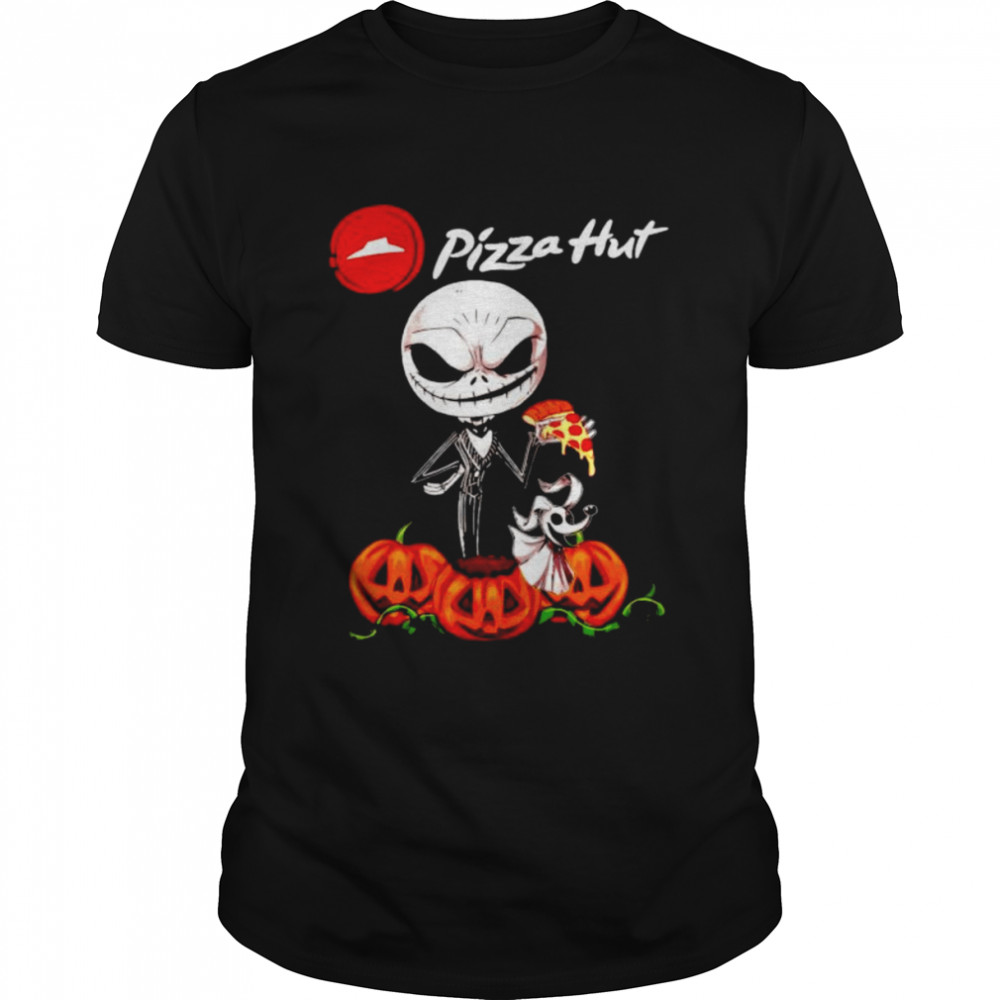 Jack Skellington and Zero Dog Pizza Hut shirt