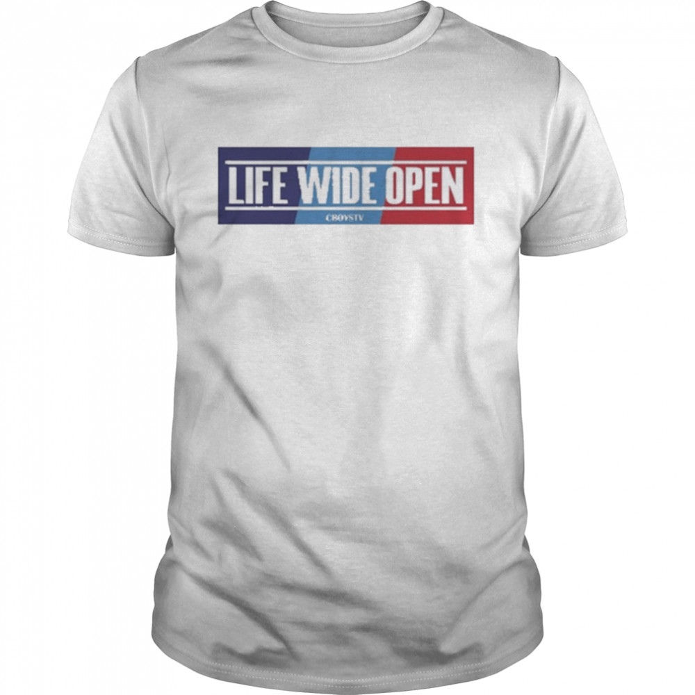 life wide open racing shirt