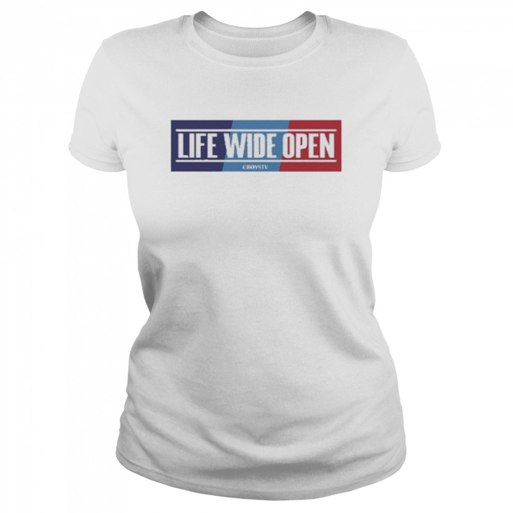 life wide open racing shirt Classic Women's T-shirt