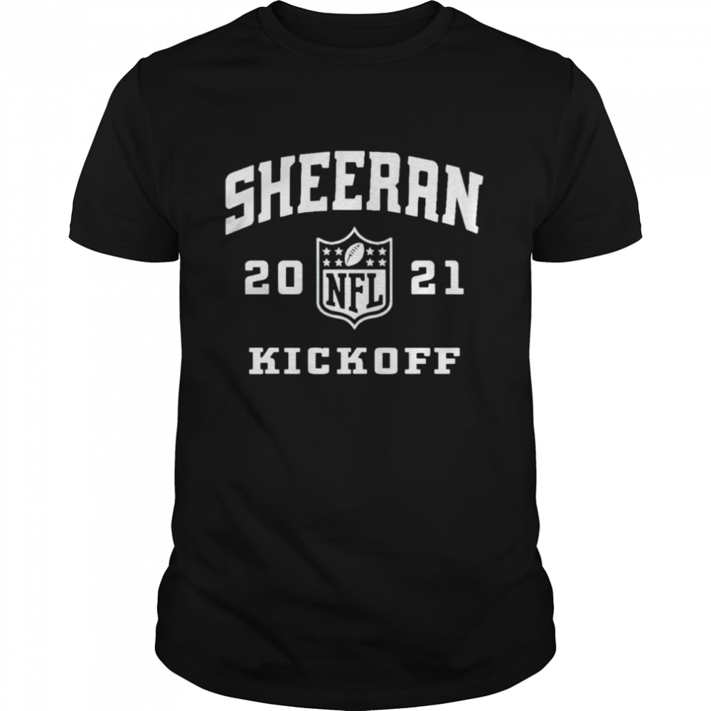 NFL 2021 Sheeran kickoff shirt