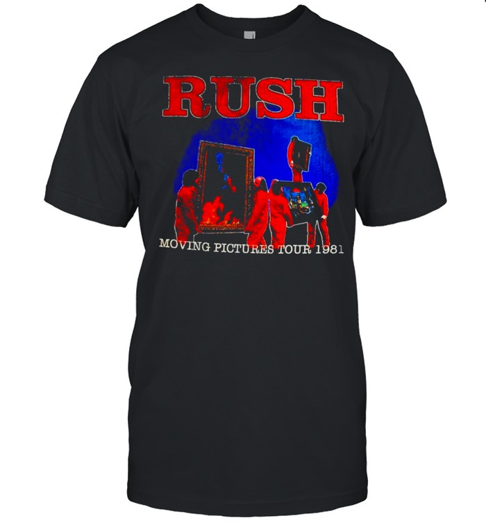 Rush moving pictures tour 1981 shirt