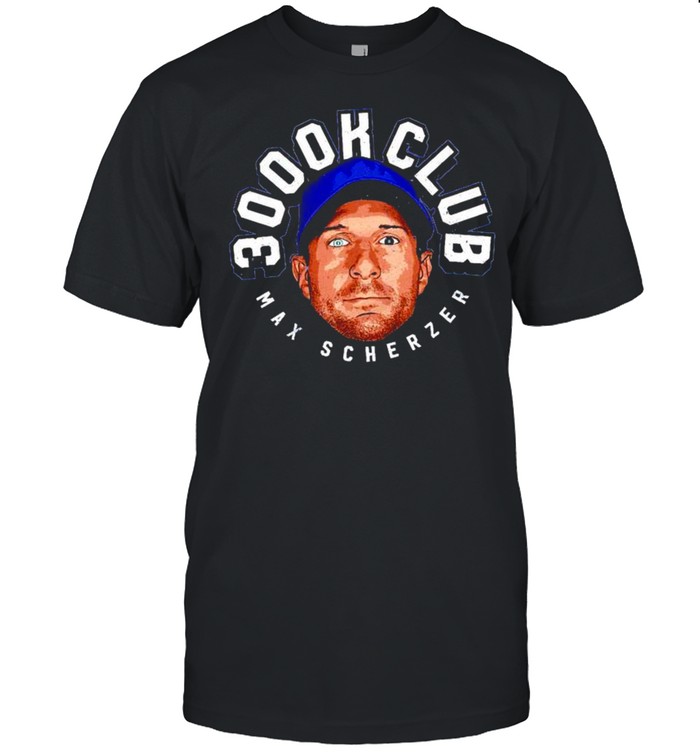 Max Scherzer Los Angeles 3000 strikeouts shirt