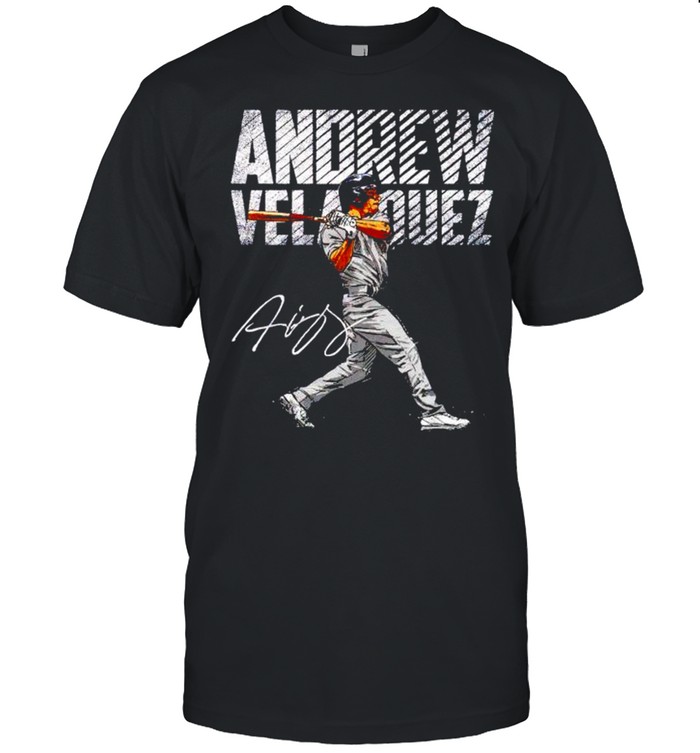 New York Yankees Andrew Velazquez hit the ball signature shirt