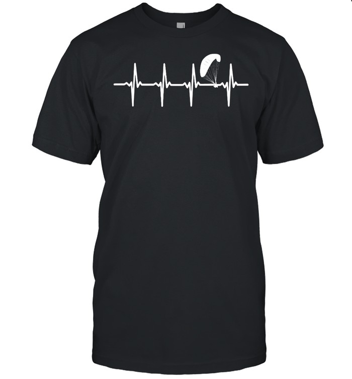 Paragliding Heartbeat For Paragliders Shirt