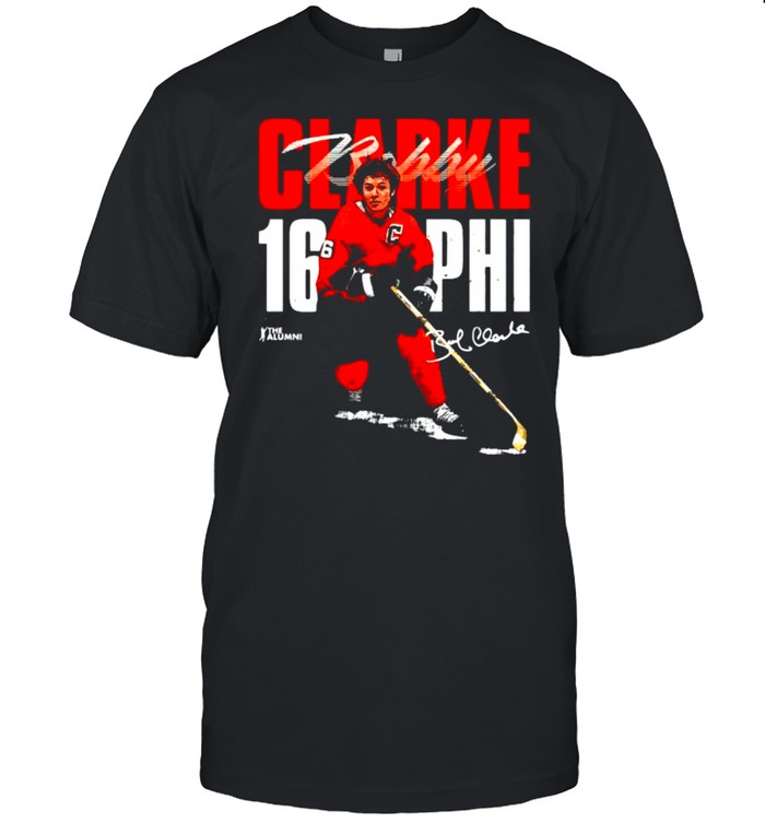 Philadelphia Flyers Bobby Clarke signature shirt