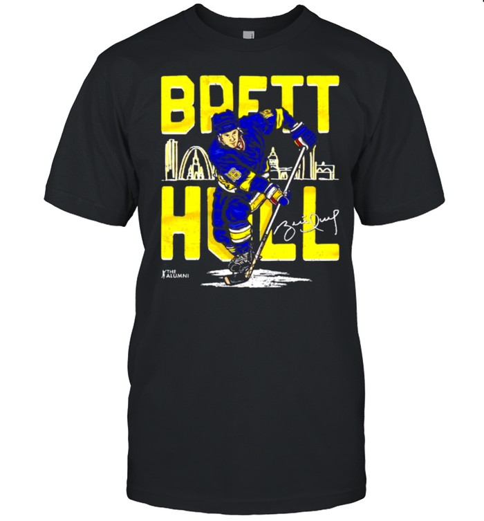 St. Louis Blues Brett Hull signature shirt
