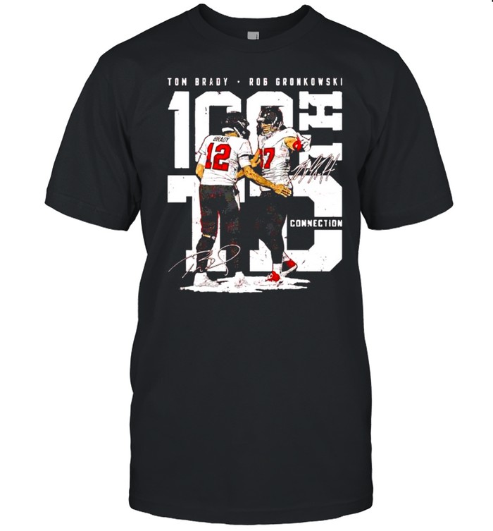 Tom Brady and Rob Gronkowski 100th TD connection shirt