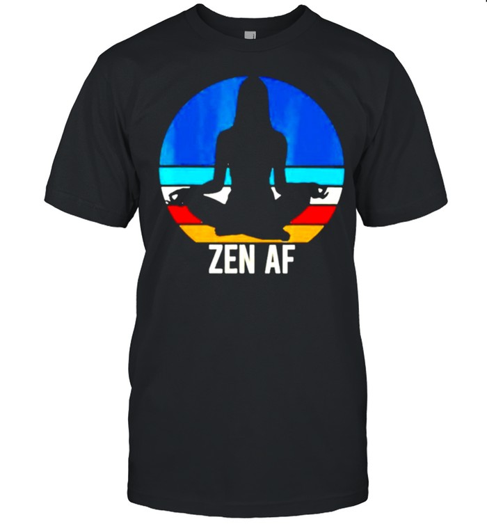 Yoga medita zen af shirt