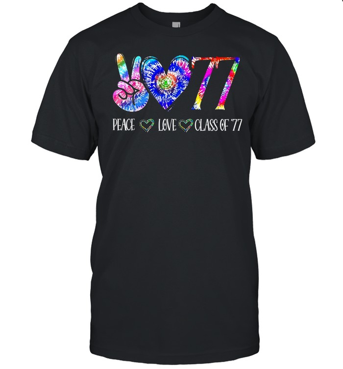 Class Of 1977 Shirt Tie Dye Senior Graduation Class Reunion shirt