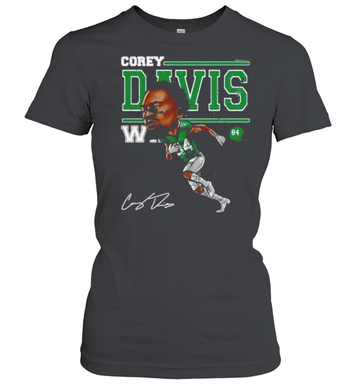 Corey Davis New York Jets Cartoon Signature shirt Classic Women's T-shirt