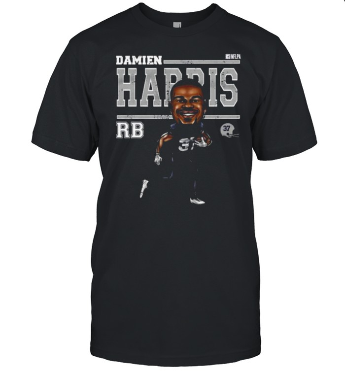 Damien Harris New England Patriot Cartoon Shirt