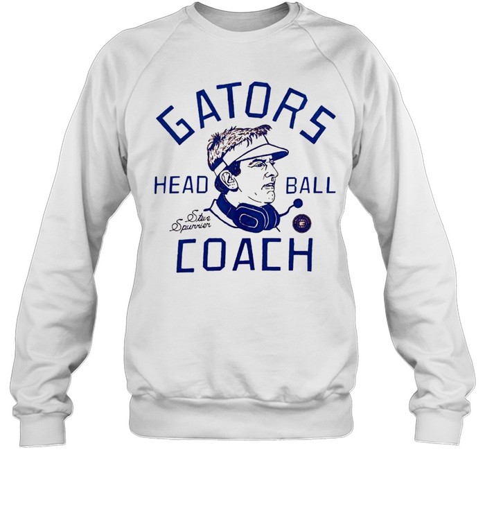 Florida Gators coach Steve Spurrier head ball shirt Unisex Sweatshirt