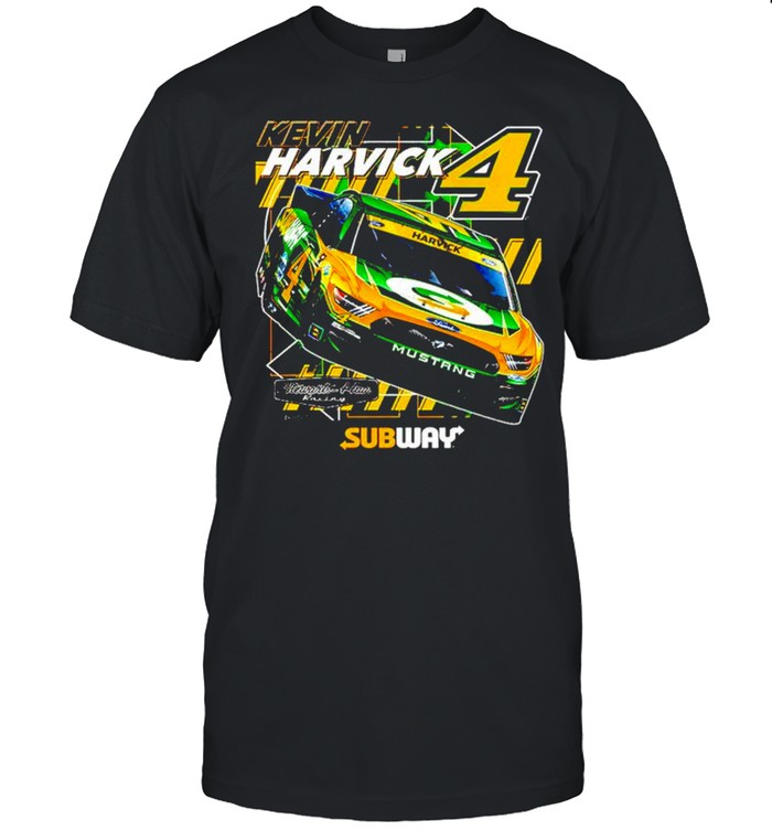 Kevin Harvick Stewart-Haas racing team subway car 2-spot shirt