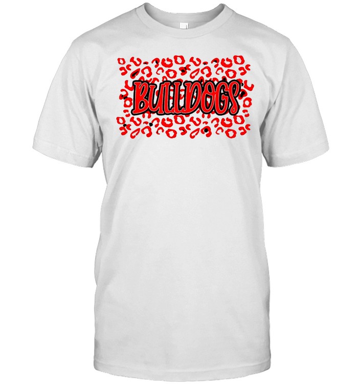 leopard School Spirit Mascot Bulldogs shirt