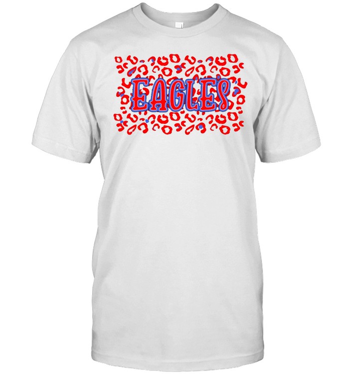 leopard School Spirit Mascot Eagles shirt