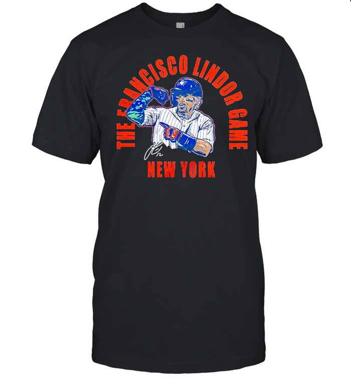 New York Mets the francisco lindor game shirt