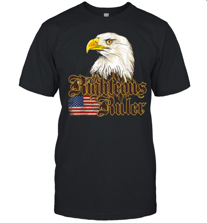 Bald Eagle USA Flag shirt