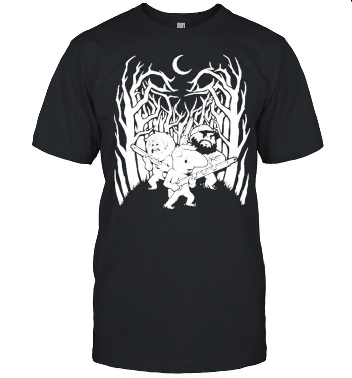 Hidden witch hunt glow in the dark shirt