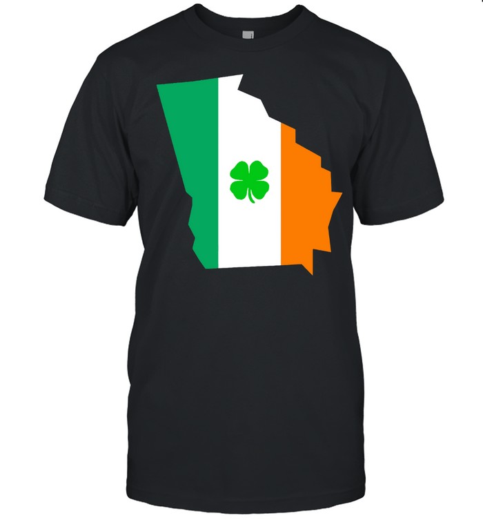 Irish Flag Georgia State St Patrick’s Day shirt