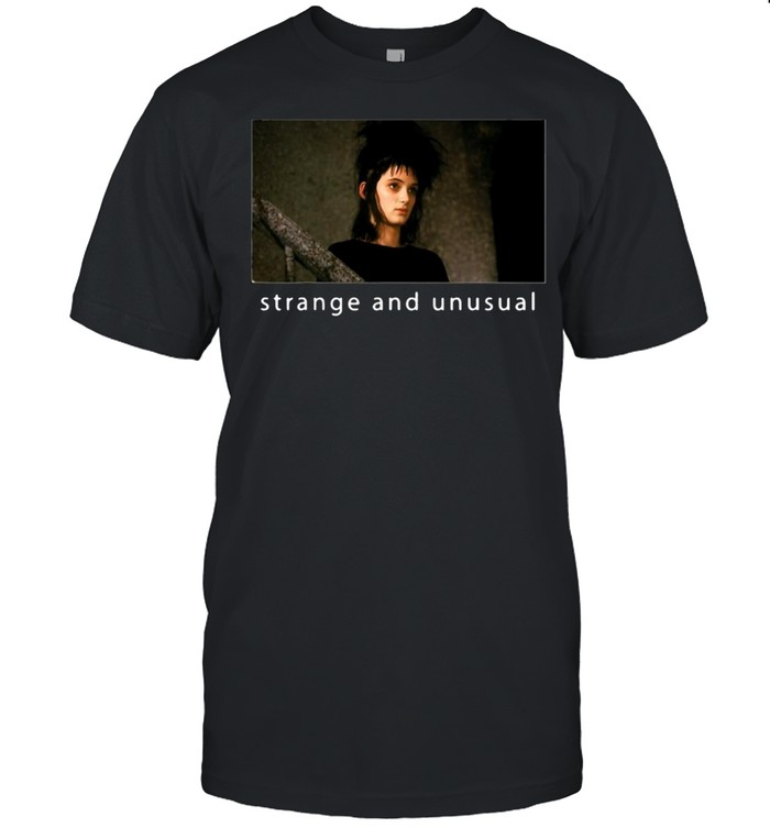 Beetlejuice Lydia Strange And Unusual Portrait T-shirt