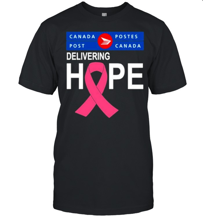 Canada Postes Logo Delivering Hope Breast Cancer Awareness shirt