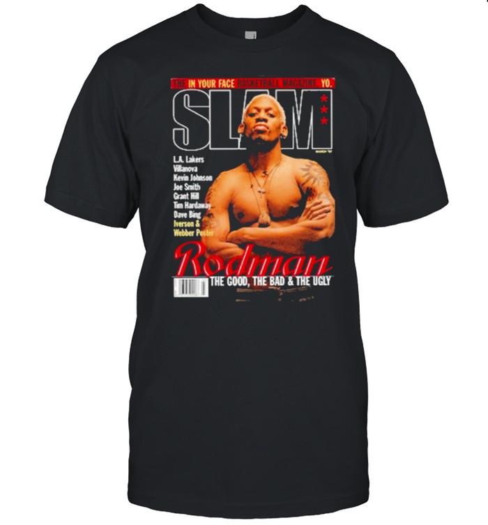 Dennis rodman slam shirt