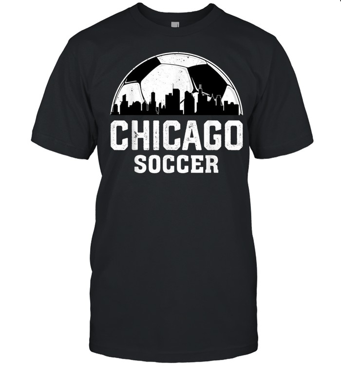 Retro Vintage Chicago City Soccer Football Sports shirt