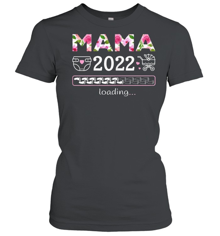 amen Werdende Mama 2022 Loading Schwanger Schwangerschaft shirt Classic Women's T-shirt