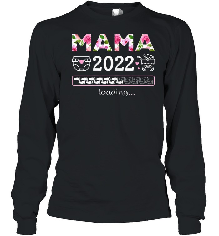 amen Werdende Mama 2022 Loading Schwanger Schwangerschaft shirt Long Sleeved T-shirt