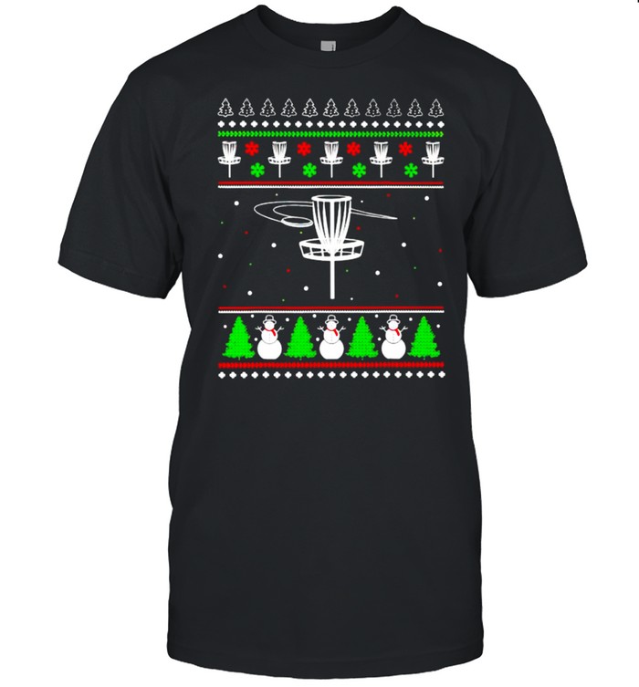 Disc Golf ugly Christmas shirt