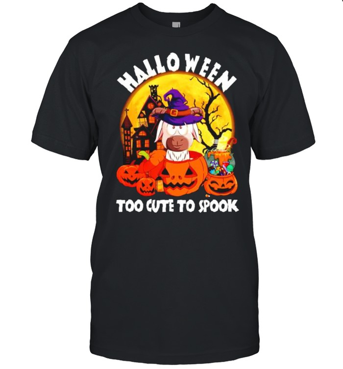 Goat Halloween too cute to spook shirt