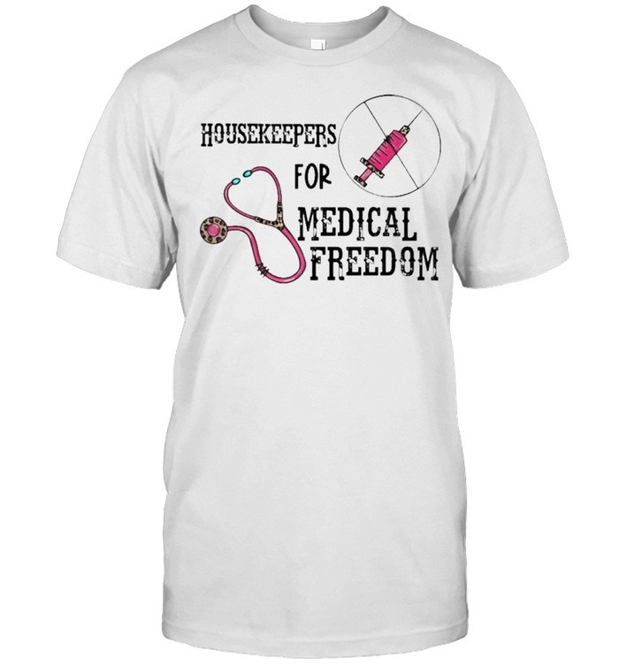 Housekeepers for Medical Freedom Pink Leopard Shirt