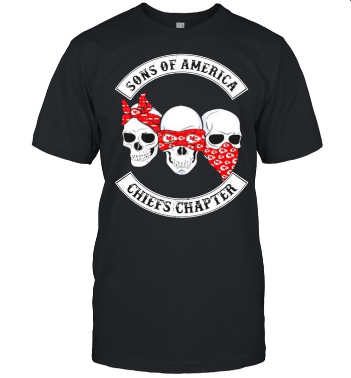 Skulls sons of America Cheifs chapter shirt