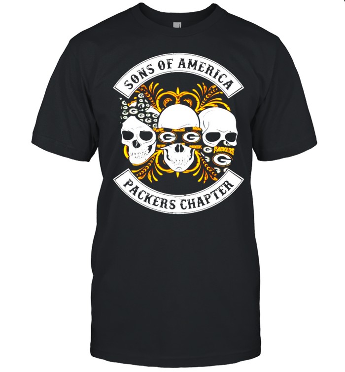Skulls sons of America Packers chapter shirt