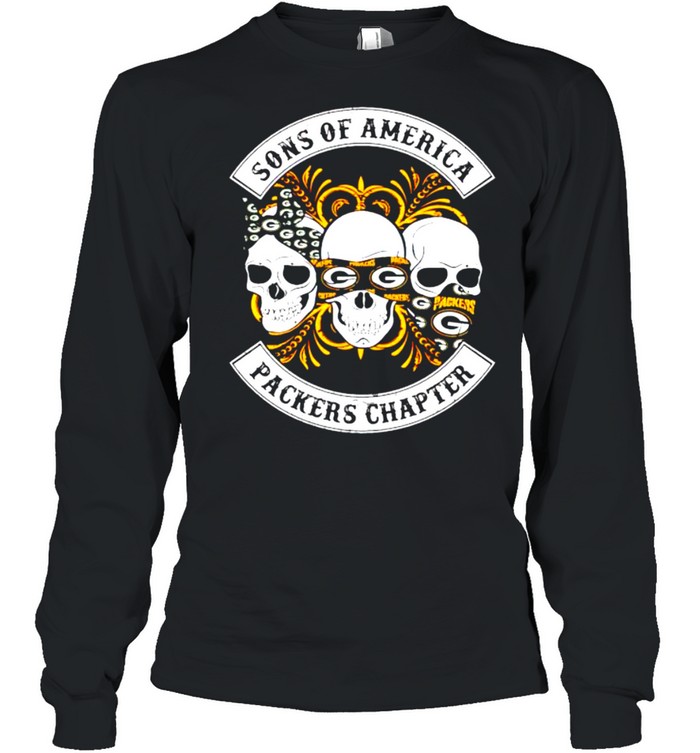 Skulls sons of America Packers chapter shirt Long Sleeved T-shirt