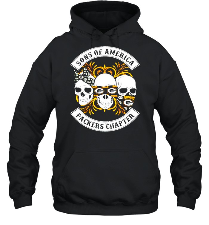 Skulls sons of America Packers chapter shirt Unisex Hoodie