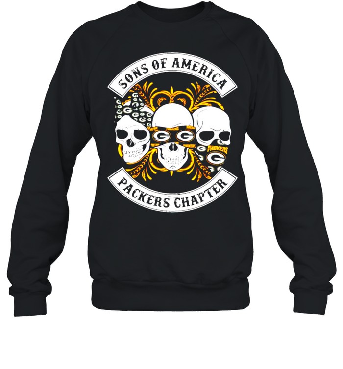 Skulls sons of America Packers chapter shirt Unisex Sweatshirt
