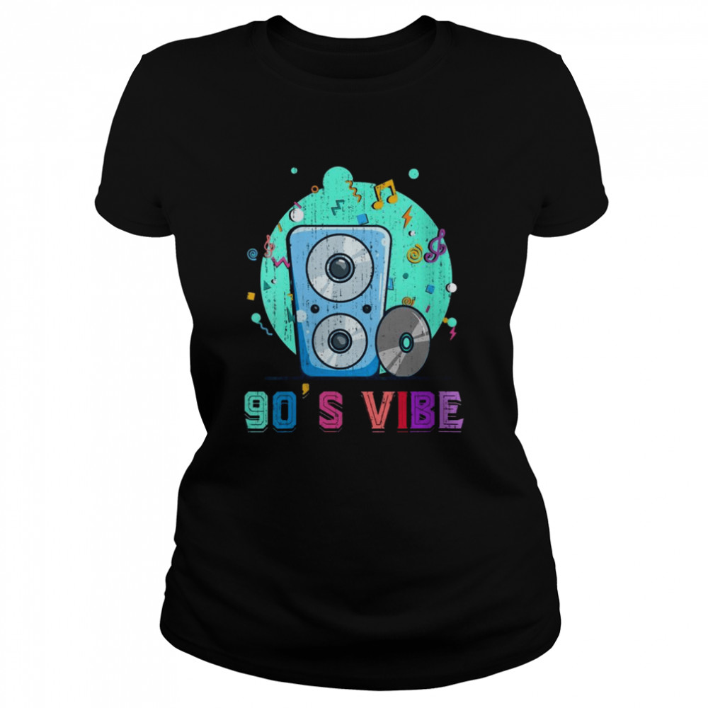 1990s Costume Nineties 90s Theme Party CD Music Nineties shirt Classic Women's T-shirt