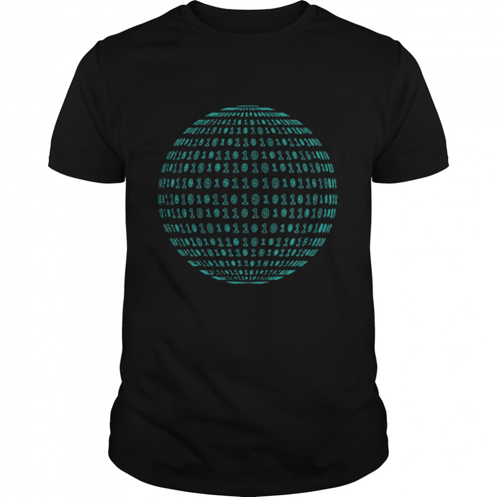 Binary Sphere Native Coding Computer Programming Geek T-shirt