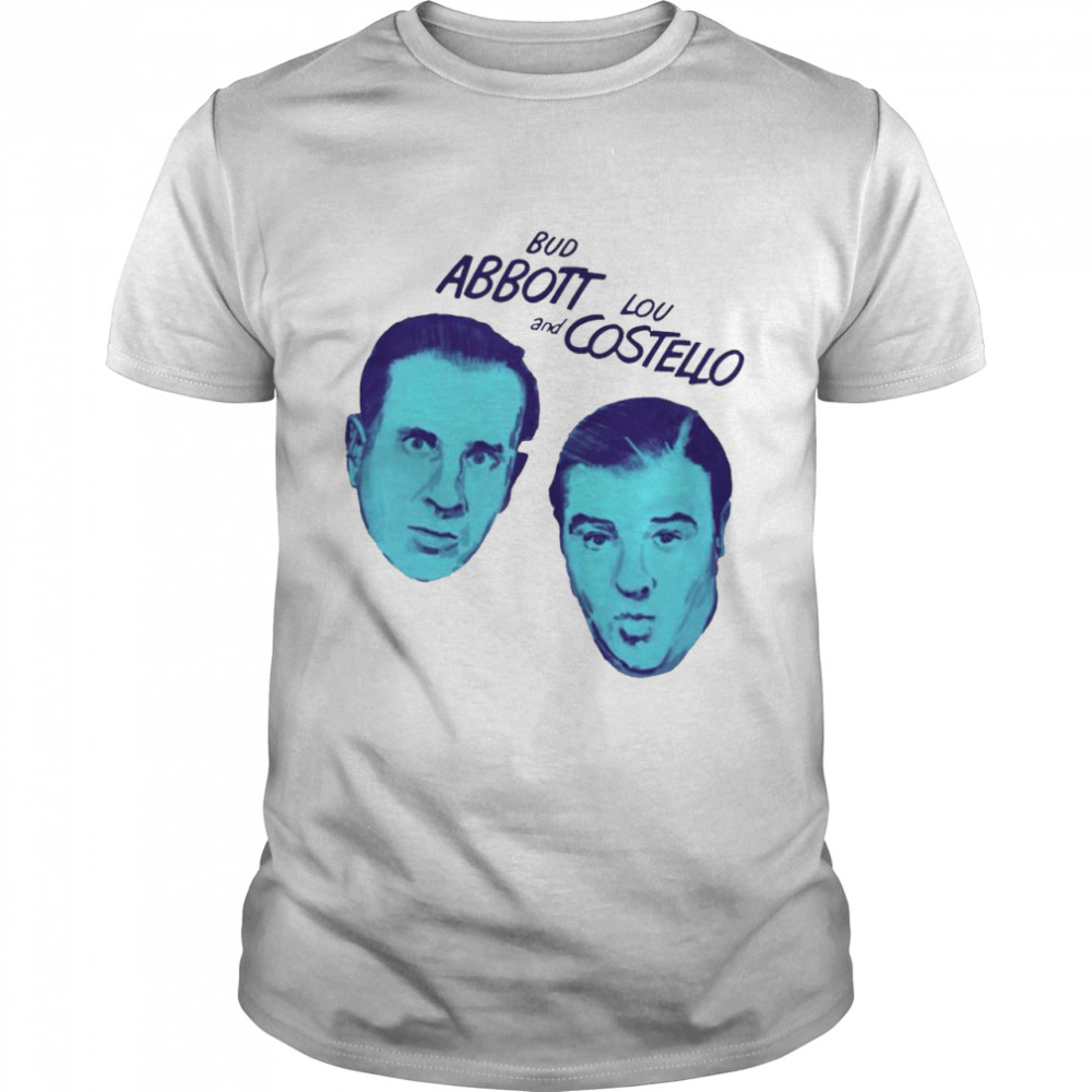 Blue Bud Abbott and Lou Costello shirt