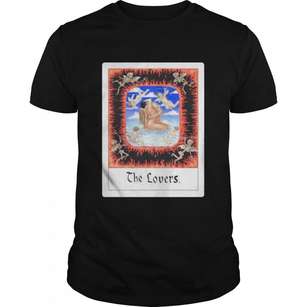 Card Tarot The lovers tye die shirt