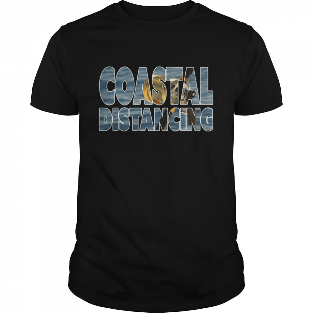 Coastal Distancing Fishing Lover Fisherman T-shirt