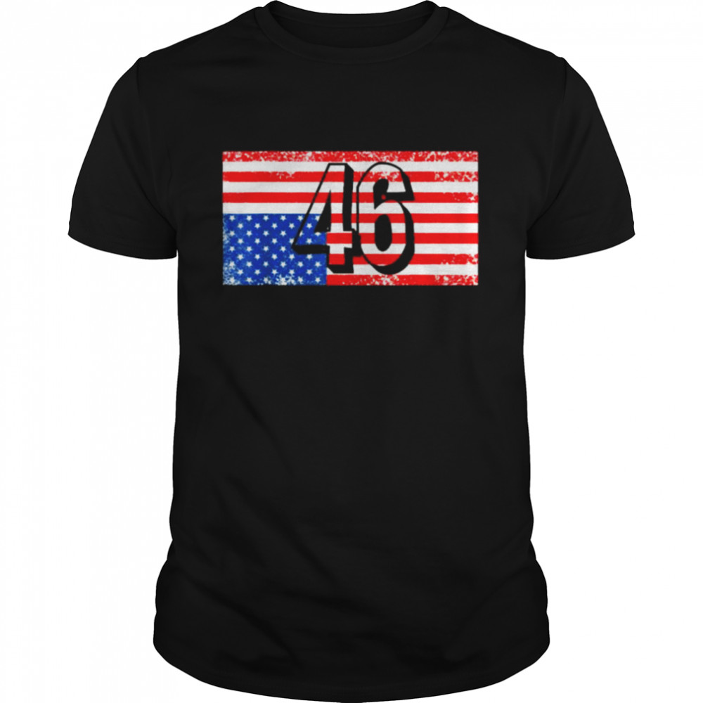 Joe BIden Fu46 vintage old American flag shirt Classic Men's T-shirt