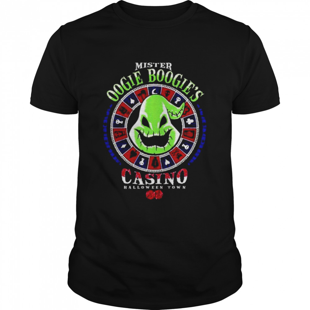 Mister Oogie Boogie Casino Halloween Town shirt