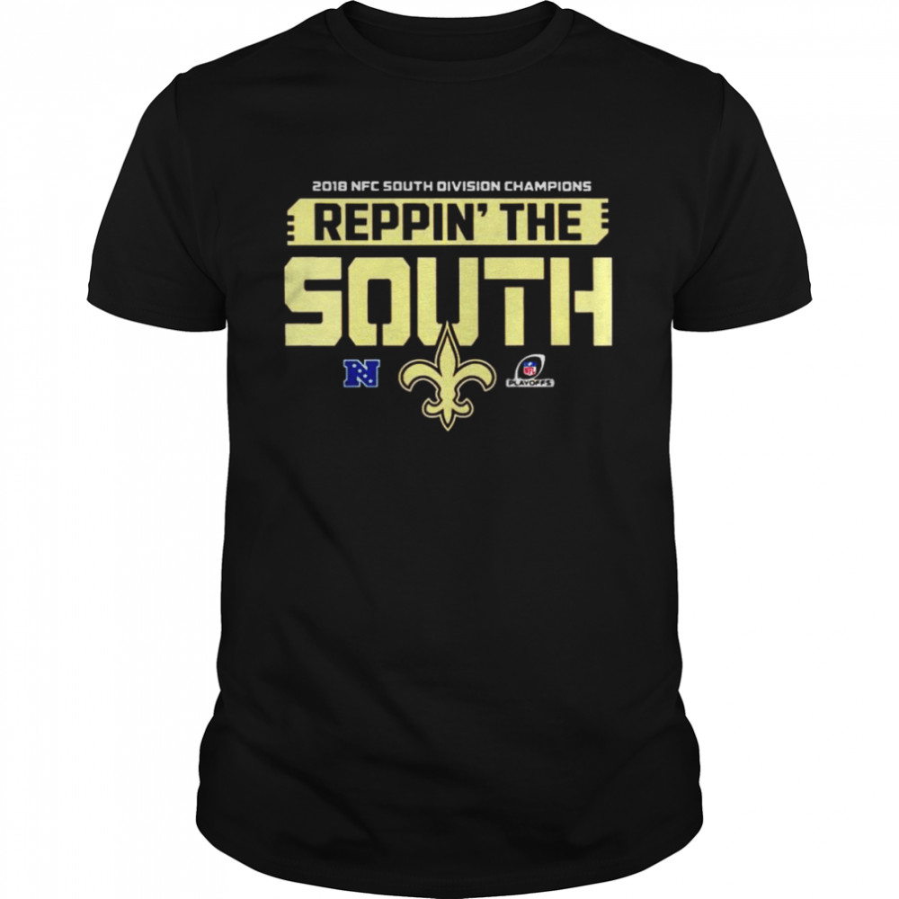New Orleans Saints 2018 NFC south division champions reppin’ the south shirt