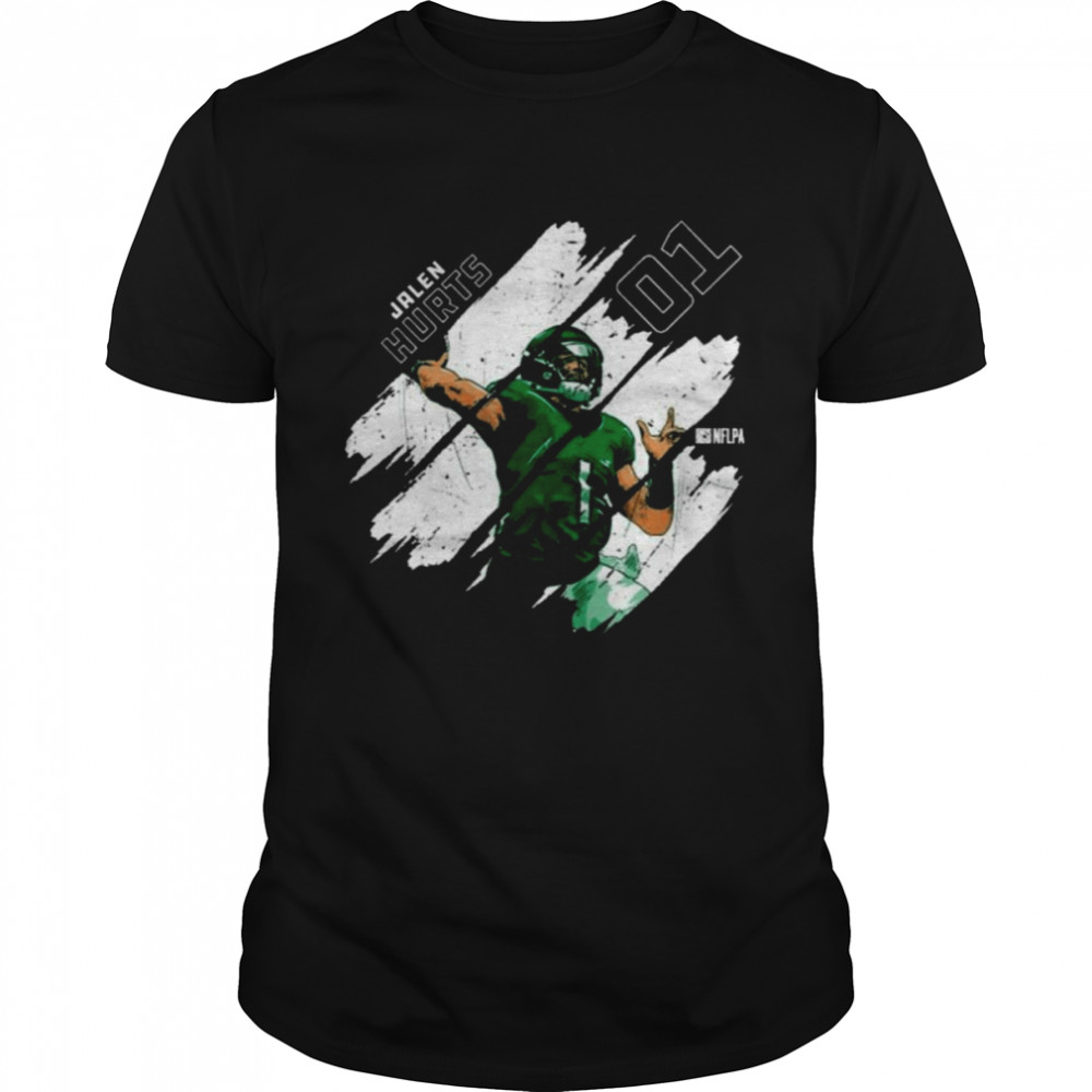 Philadelphia Eagles Jalen Hurts Stripes T-Shirt