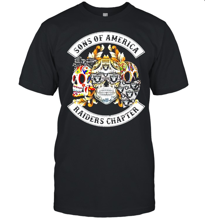 Skulls sons of America Raiders chapter shirt