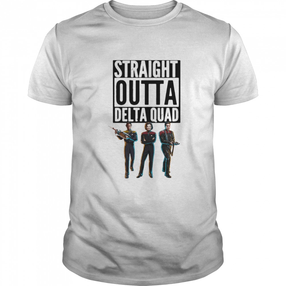 Straight Outta Delta Quad Trek T-shirt