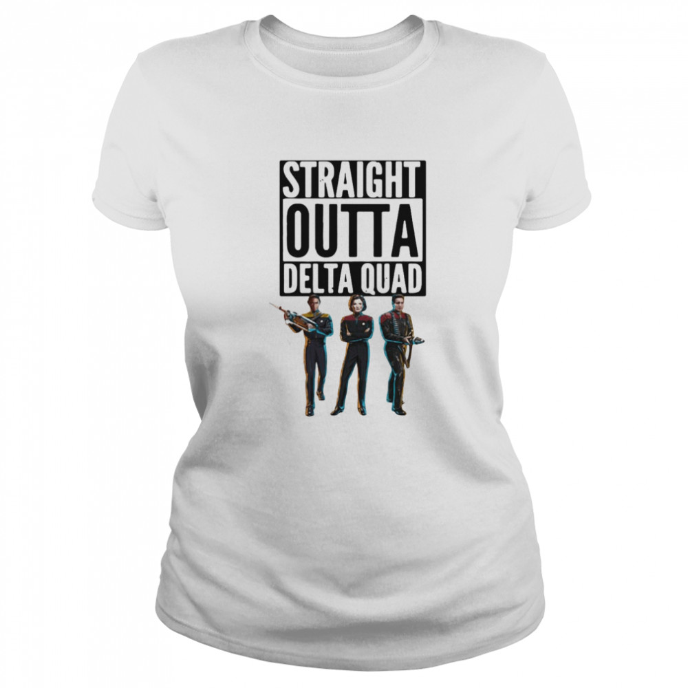 Straight Outta Delta Quad Trek T-shirt Classic Women's T-shirt